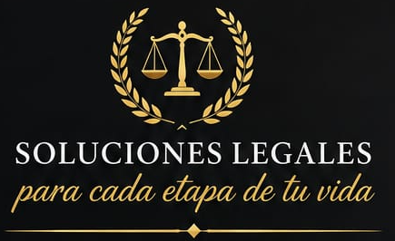 Soluciones legales para cada etapa de tu vida; emblema de la balanza de la justicia